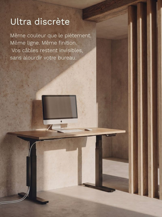 Goulotte magnétique AUM WORLD pour bureau Assis Debout