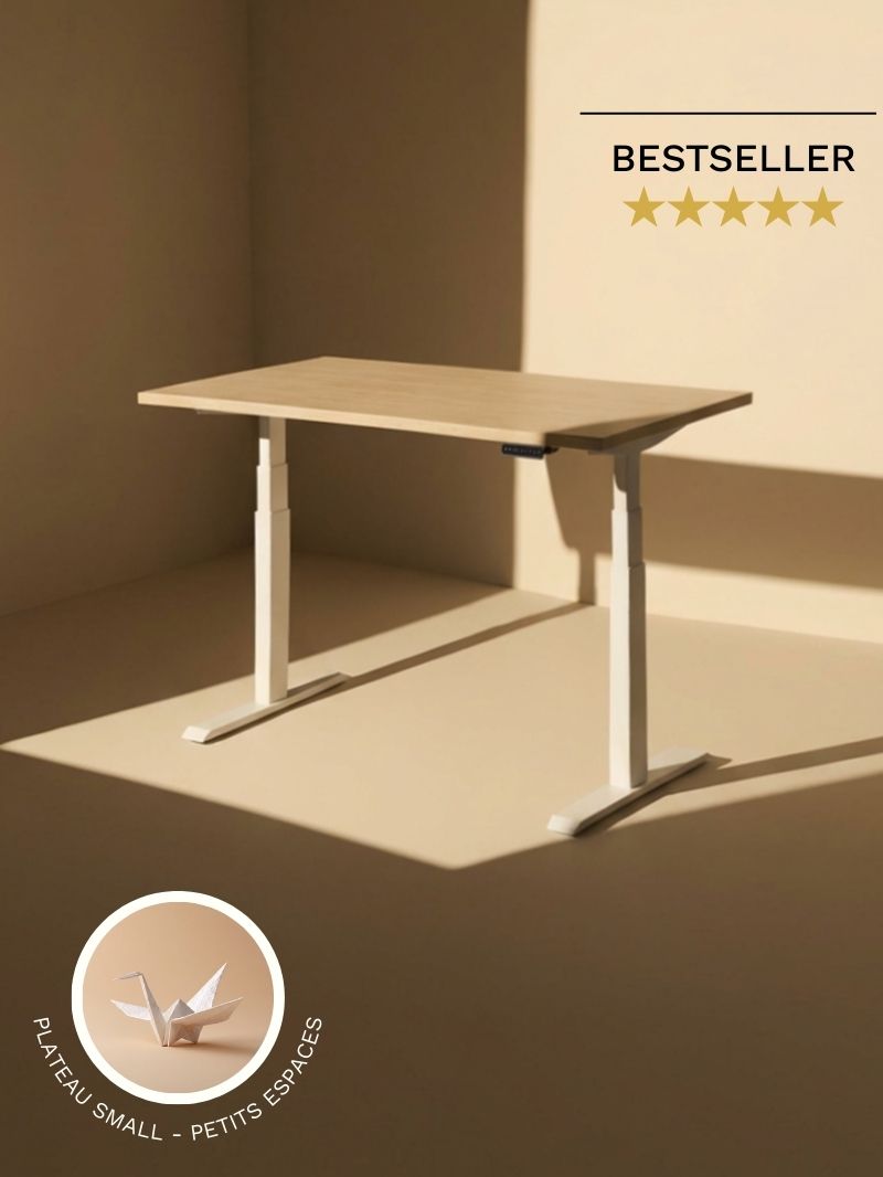 Bureau Assis Debout Electrique_ADVANCED GO_Petit Plateau de bureau_SMALL