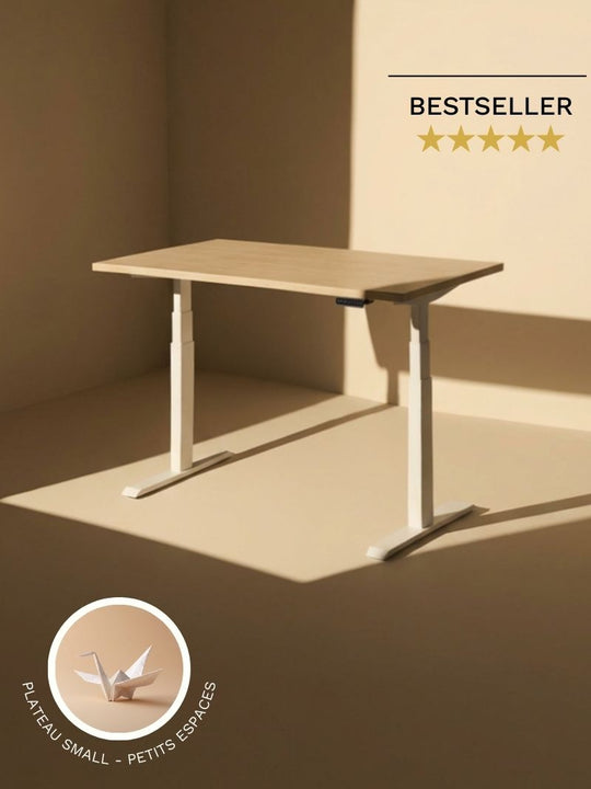 Bureau Assis Debout Electrique_ADVANCED GO_Petit Plateau de bureau_SMALL