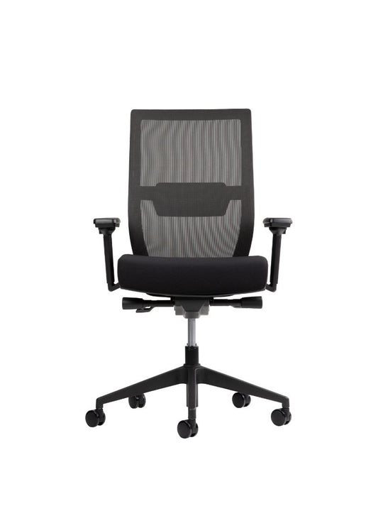 AW_CHAISE ERGONOMIQUE ERGOCLIM_NOIR_VUE FACE