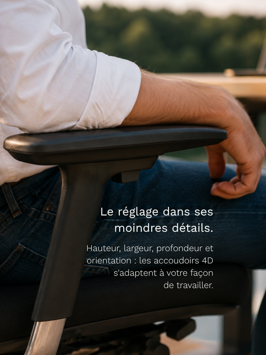 Accoudoirs reglables chaise de direction IMPERIA