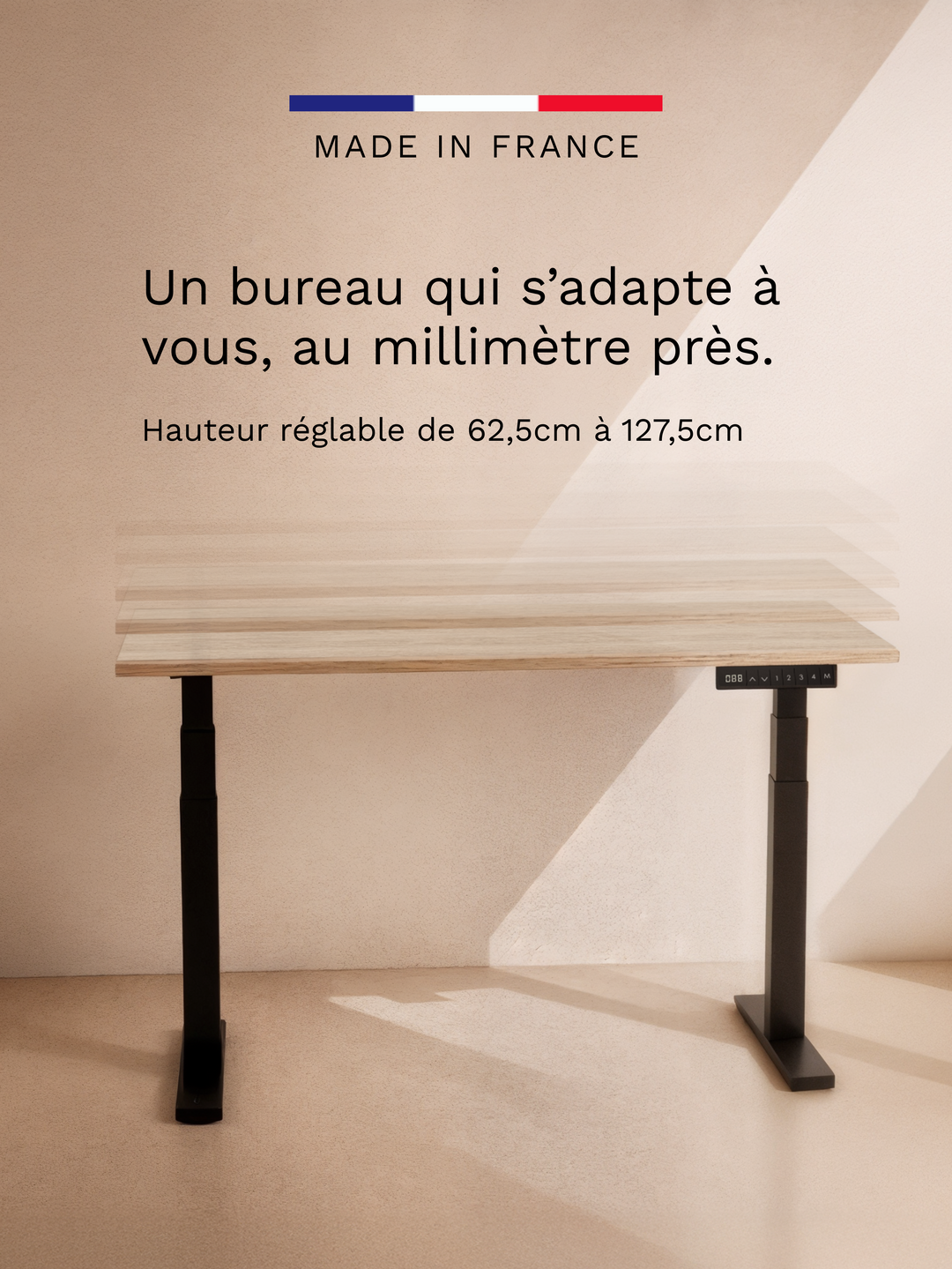 Le bureau Assis Debout AUM WORLD s&
