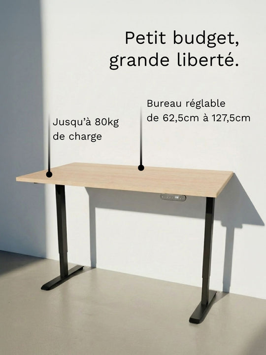Bureau Assis Debout START à réglage électrique