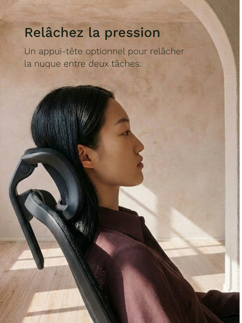 Chaise de Bureau Ergonomique | Modulo 2_Relâchez la pression