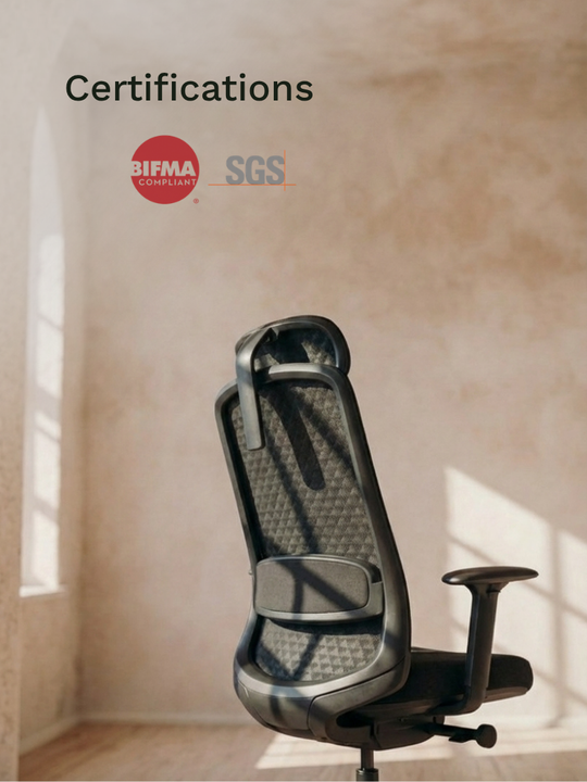 Chaise de Bureau Ergonomique | Modulo 2_Certifications_Bifma_SGS
