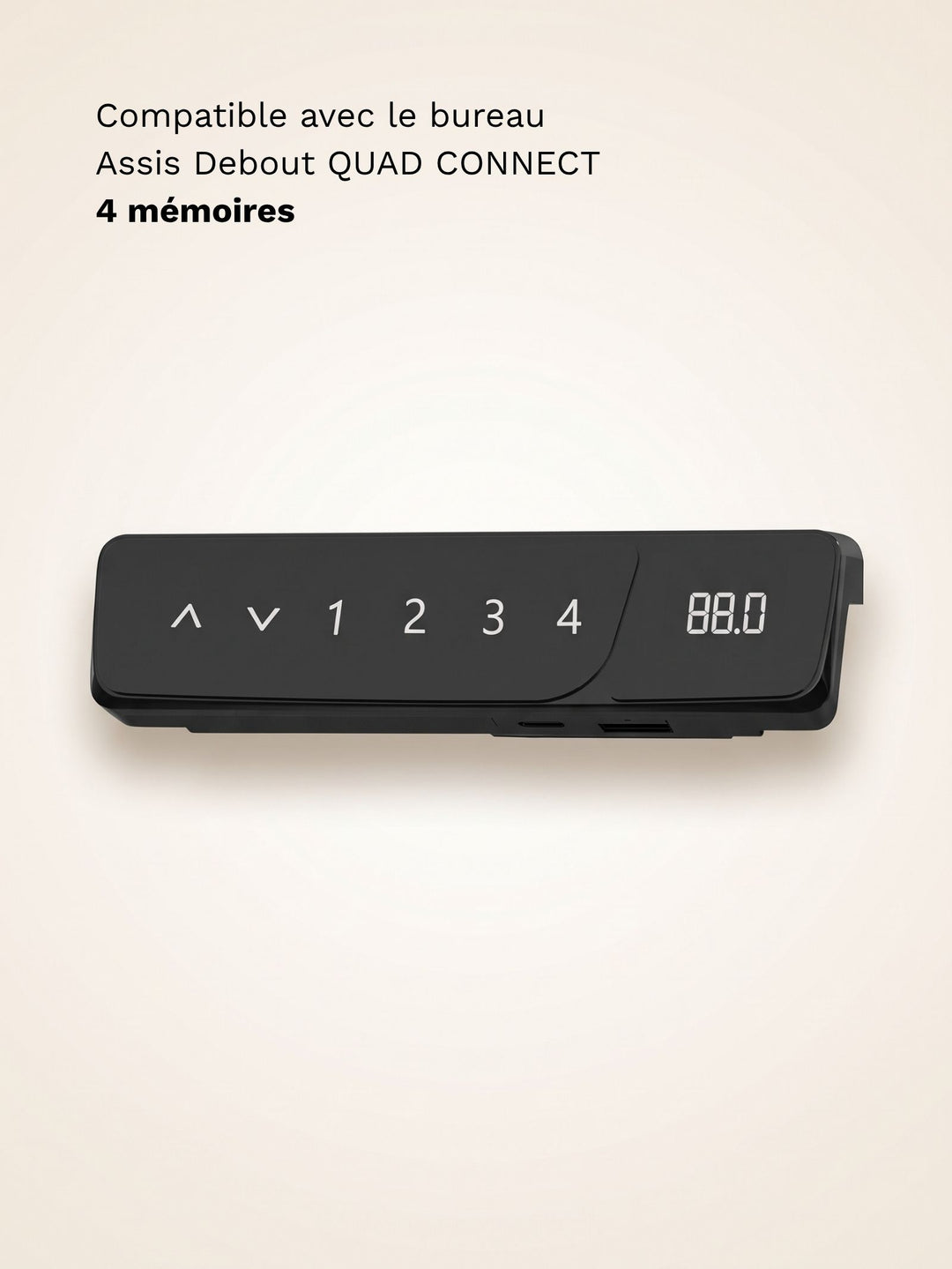 Console de commande pour bureau Assis Debout électrique